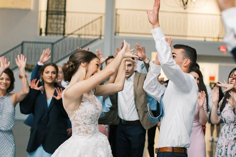 Luxury wedding reception DJ entertainment and event lighting in Bentonville Northwest Arkansas